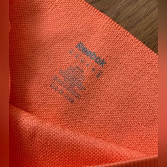 Reebok Orange / Peach Camo Leggings and Bra SET.  Sz M.   New With Tags! - Picture 7 of 9